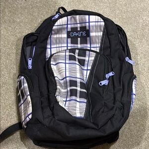 Dakine Black and Blue Backpack Durable Everyday Essential